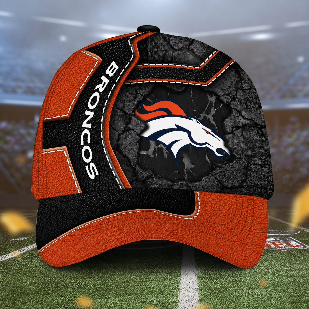 LIMITED EDITON - NEW CUSTOMIZED NFL13 DVB DENVER BRONCOS CLASSIC CAP