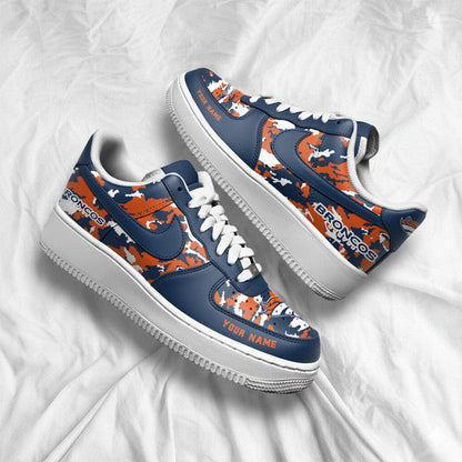 [SPECIAL OFFER] NEW CUSTOMIZED NFL13 DVB DENVER BRONCOS AF1 SNEAKERS