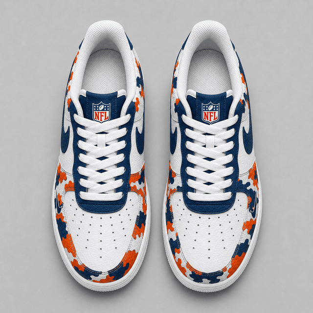 [SPECIAL OFFER] NEW CUSTOMIZED NFL13 DVB DENVER BRONCOS AF1 SHOES