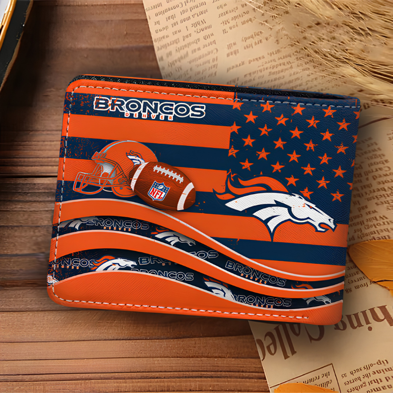 [SPECIAL OFFER] NEW CUSTOMIZED NFL13 DVB DENVER BRONCOS LEATHER WALLET