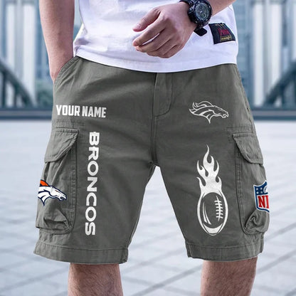 [SPECIAL OFFER] NEW CUSTOMIZED NFL13 DVB DENVER BRONCOS CARGO SHORTS
