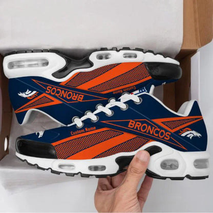 LIMITED EDITION - NEW CUSTOMIZED NFL13 DVB DENVER BRONCOS AIR MAX PLUS SNEAKERS