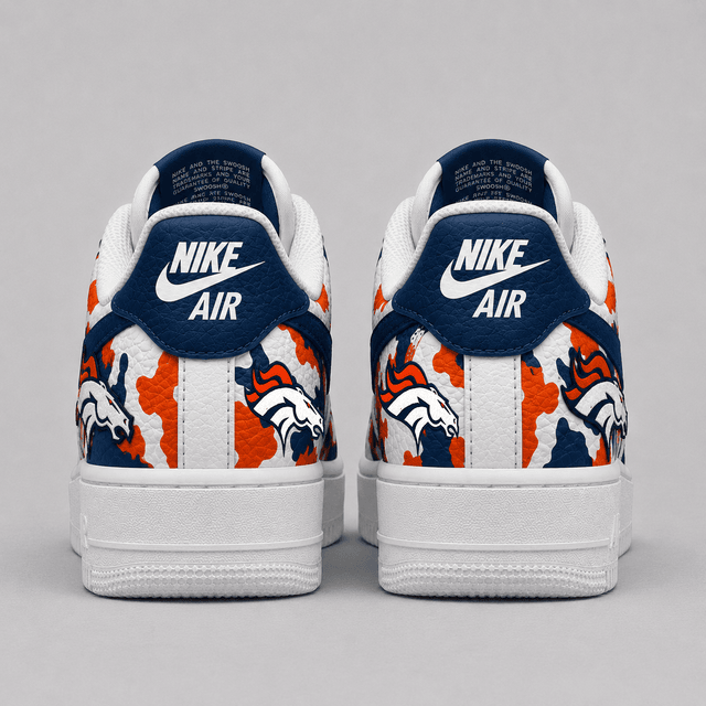[SPECIAL OFFER] NEW CUSTOMIZED NFL13 DVB DENVER BRONCOS AF1 SHOES