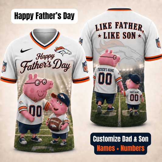 [FATHER'S DAY] NEW CUSTOMIZED NFL13 DVB DENVER BRONCOS FOOTBALL JERSEY