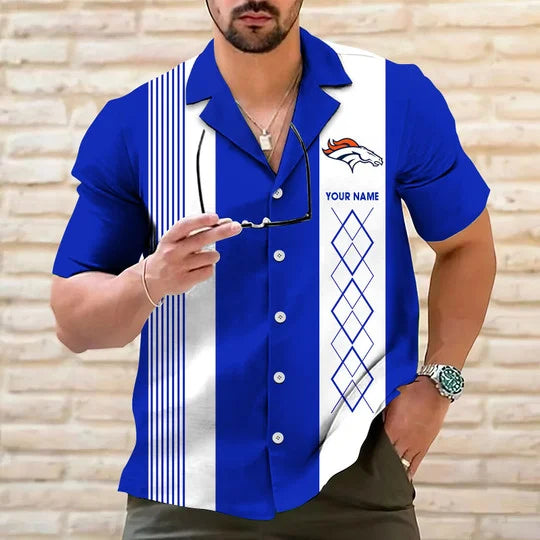 LIMITED EDITION - NEW CUSTOMIZED NFL13 DVB DENVER BRONCOS HAWAIIAN SHIRT
