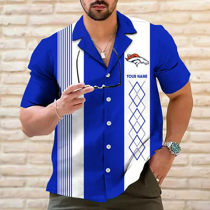 LIMITED EDITION - NEW CUSTOMIZED NFL13 DVB DENVER BRONCOS HAWAIIAN SHIRT