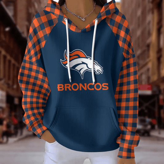 [SPECIAL OFFER] NEW CUSTOMIZED NFL13 DVB DENVER BRONCOS RIBBED HOODIE & SWEATSHIRT