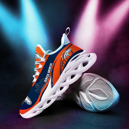 LIMITED EDITION - NEW CUSTOMIZED NFL13 DVB DENVER BRONCOS UNISEX MAX SOUL SHOES