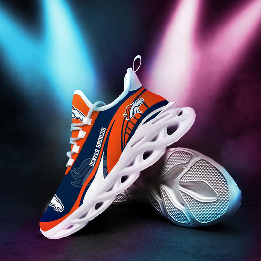 LIMITED EDITION - NEW CUSTOMIZED NFL13 DVB DENVER BRONCOS UNISEX MAX SOUL SHOES