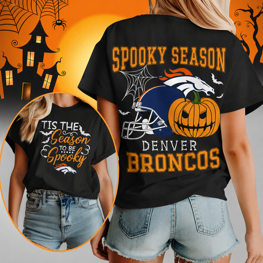 LIMITED EDITION - NEW CUSTOMIZED NFL13 DVB DENVER BRONCOS  HALLOWEEN T-SHIRT, HOODIE & ZIP HOODIE