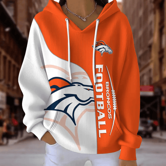 [SPECIAL OFFER] NEW CUSTOMIZED NFL13 DVB DENVER BRONCOS RIBBED HOODIE & SWEATSHIRT