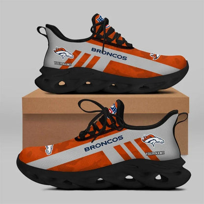 LIMITED EDITION - NEW CUSTOMIZED NFL13 DVB DENVER BRONCOS UNISEX MAX SOUL SHOES