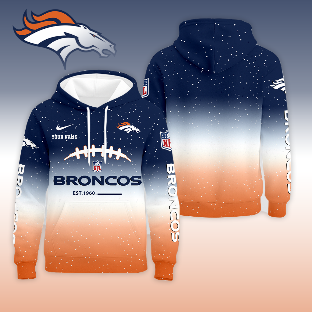 LIMITED EDITION - NEW CUSTOMIZED NFL13 DVB DENVER BRONCOS UNISEX T-SHIRT, POLO, HOODIE & JACKETS