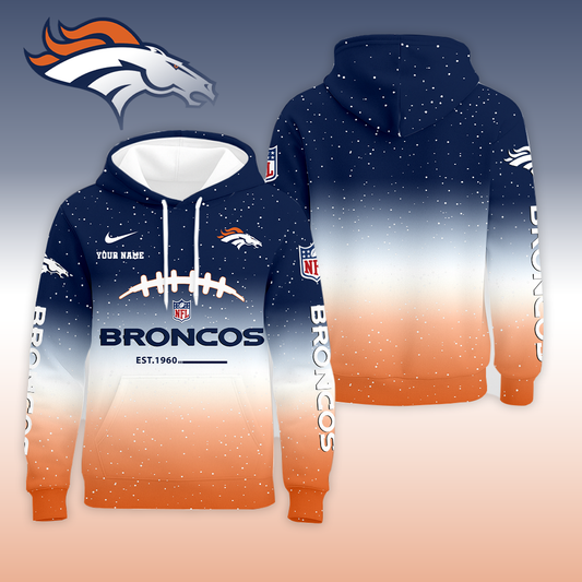LIMITED EDITION - NEW CUSTOMIZED NFL13 DVB DENVER BRONCOS UNISEX T-SHIRT, POLO, HOODIE & JACKETS