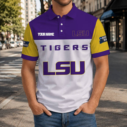LIMITED EDITION - NEW CUSTOMIZED NCAA MAM13 LST LSU TIGERS T-SHIRT, POLO SHIRT, ZIP POLO SHIRT, SWEATSHIRT, HOODIE & ZIP HOODIE