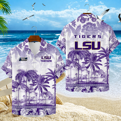 LIMITED EDITION - NEW CUSTOMIZED MAM13 LST LSU TIGERS UNISEX HAWAIIAN SHIRT