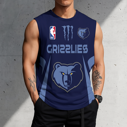 LIMITED EDITION - NEW CUSTOMIZED NBA13 MGR MEMPHIS GRIZZLIES MEN'S GYM SHIRT