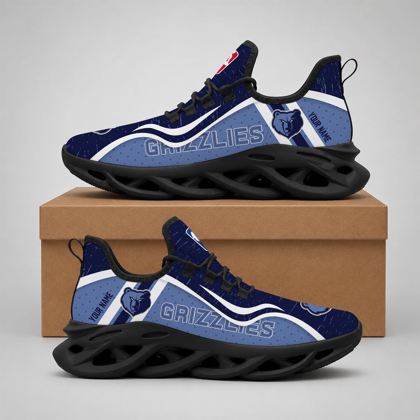 LIMITED EDITION - NEW CUSTOMIZED NBA13 MGR MEMPHIS GRIZZLIES MAX SOUL SHOES