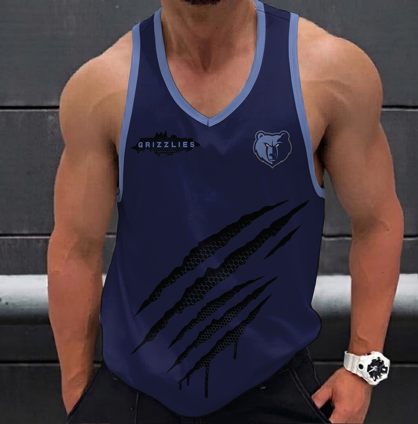 ELITE EDITION - NEW CUSTOMIZED NBA13 MGR MEMPHIS GRIZZLIES UNISEX TANK TOP