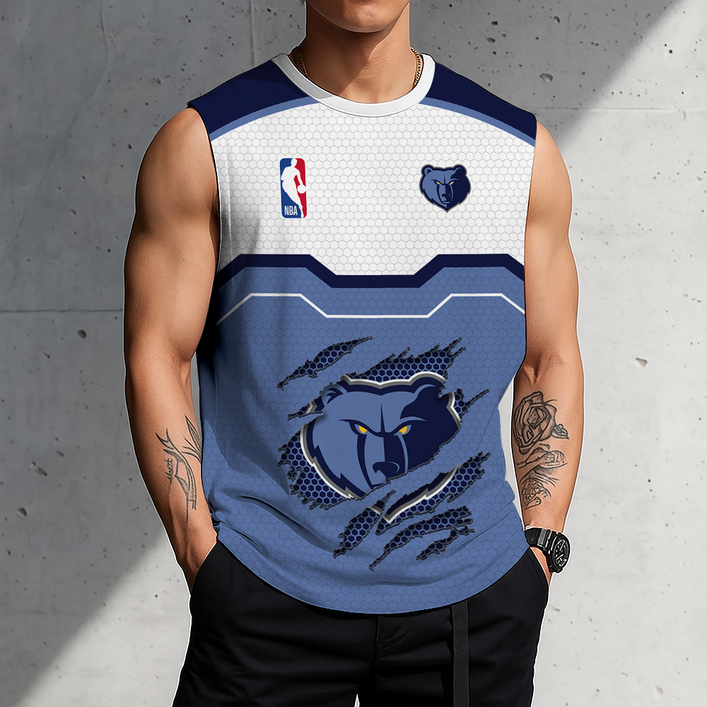 LIMITED EDITION - NEW CUSTOMIZED NBA13 MGR MEMPHIS GRIZZLIES MEN'S TANK TOP