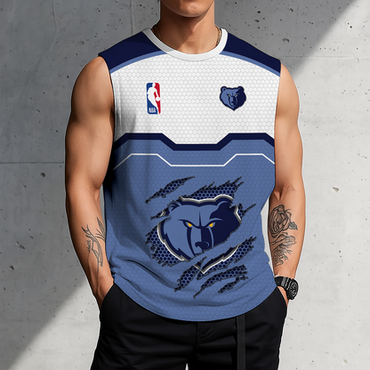 LIMITED EDITION - NEW CUSTOMIZED NBA13 MGR MEMPHIS GRIZZLIES MEN'S TANK TOP