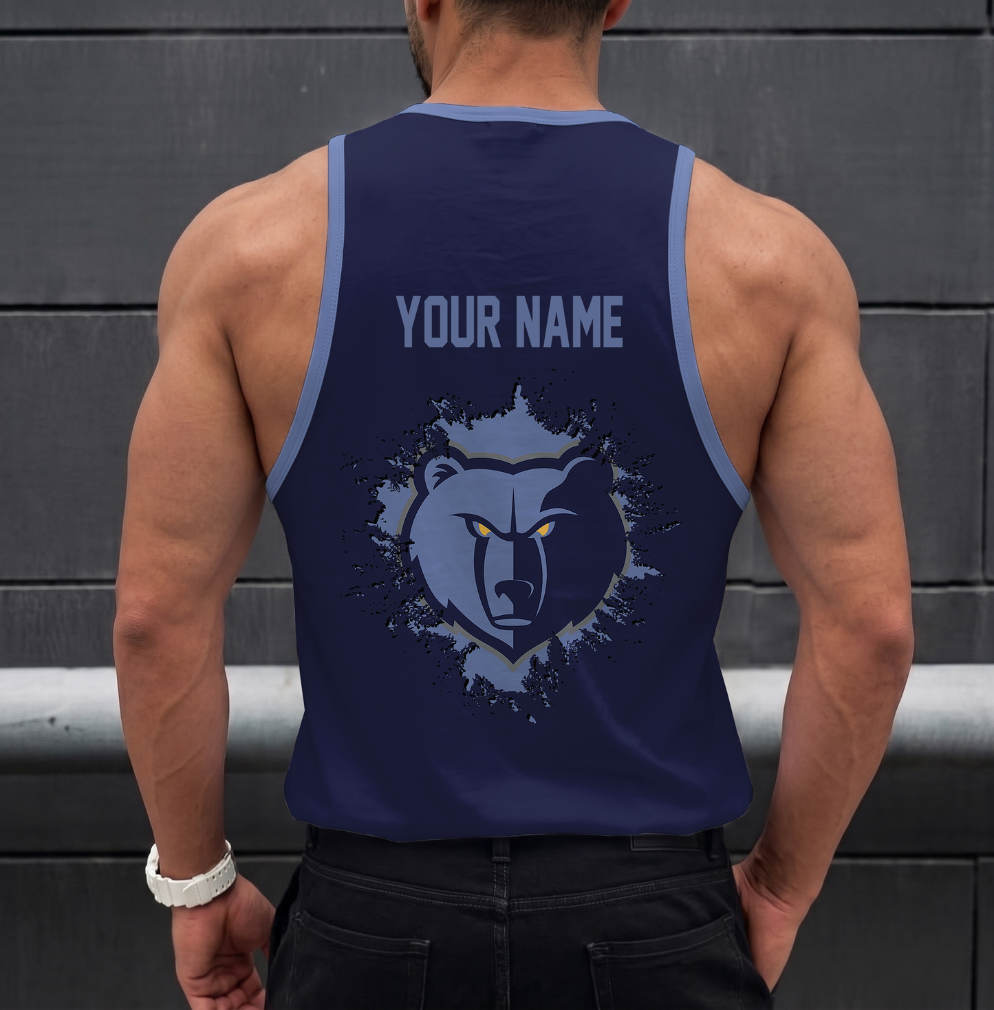 ELITE EDITION - NEW CUSTOMIZED NBA13 MGR MEMPHIS GRIZZLIES UNISEX TANK TOP