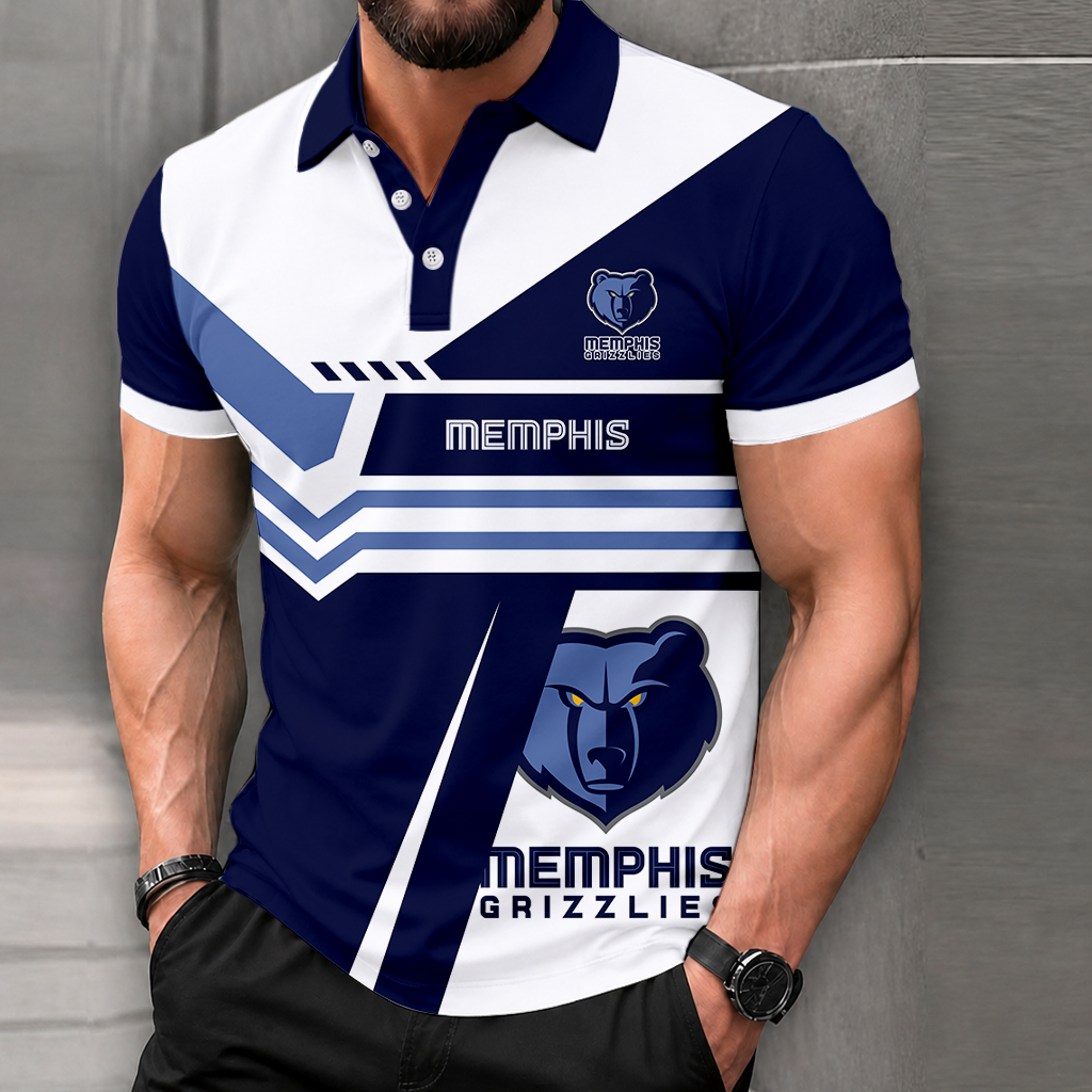 LIMITED EDITION - NEW CUSTOMIZED NBA13 MGR MEMPHIS GRIZZLIES POLO SHIRT, ZIP POLO SHIRT & T-SHIRTS