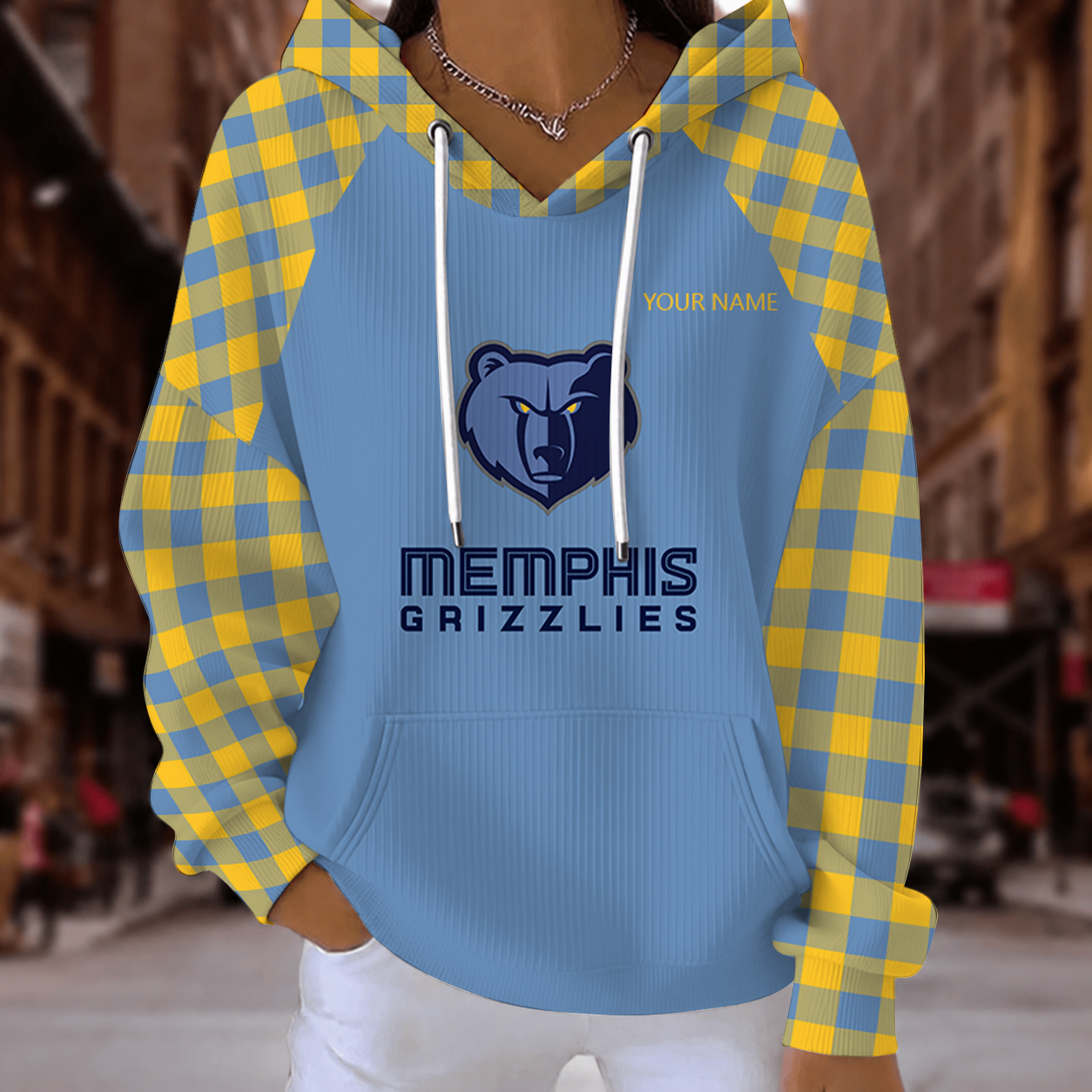 [HOT DEAL] NEW CUSTOMIZED NBA13 MGR MEMPHIS GRIZZLIES  RIBBED HOODIE & SWEATSHIRT