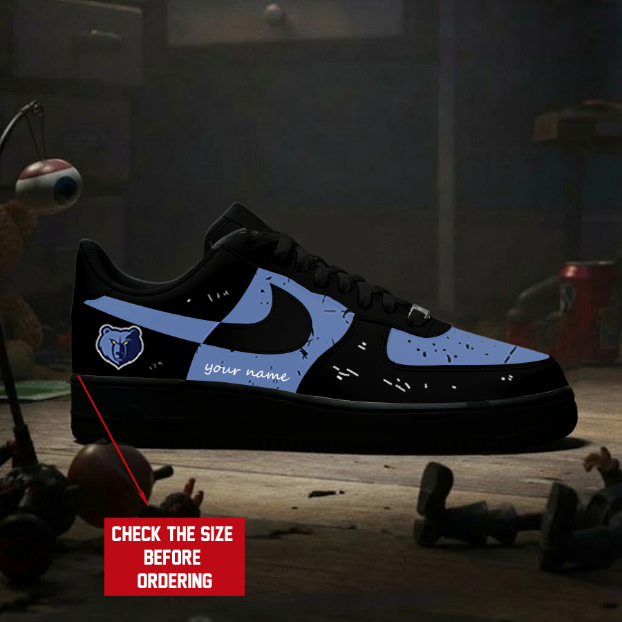 [HOT DEAL] NEW CUSTOMIZED NBA13 MGR MEMPHIS GRIZZLIES AF1 SHOES