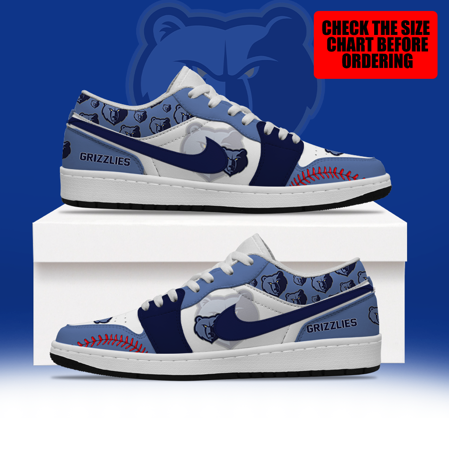 [HOT DEAL] NEW CUSTOMIZED NBA13 MGR MEMPHIS GRIZZLIES AIR JORDAN LOW SHOES