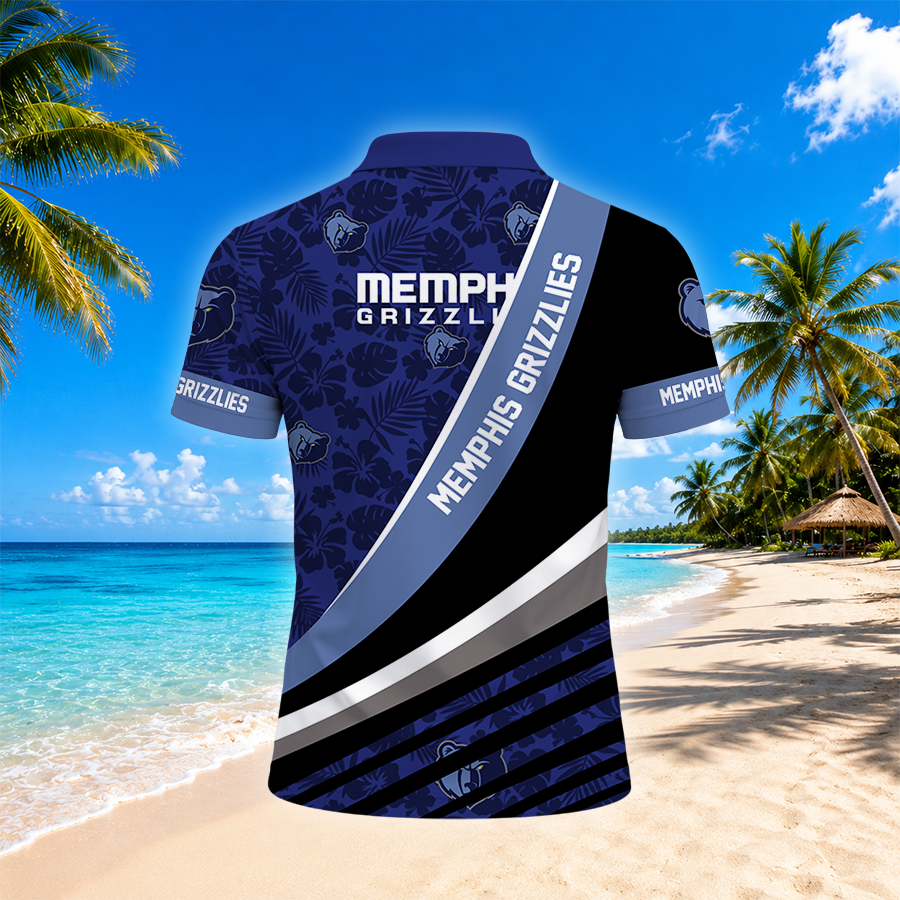 [HOT DEAL] NEW CUSTOMIZED NBA13 MGR MEMPHIS GRIZZLIES POLO SHIRT