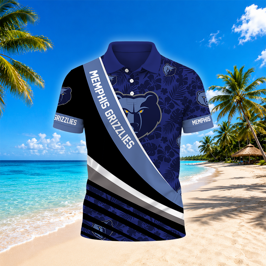 [HOT DEAL] NEW CUSTOMIZED NBA13 MGR MEMPHIS GRIZZLIES POLO SHIRT