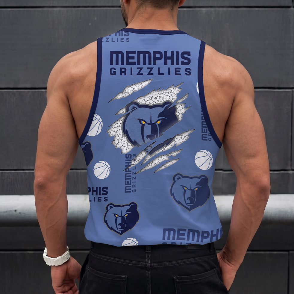 LIMITED EDITION - NEW CUSTOMIZED NBA13 MGR MEMPHIS GRIZZLIES UNISEX TANK TOP