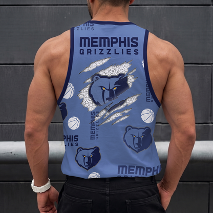 LIMITED EDITION - NEW CUSTOMIZED NBA13 MGR MEMPHIS GRIZZLIES UNISEX TANK TOP