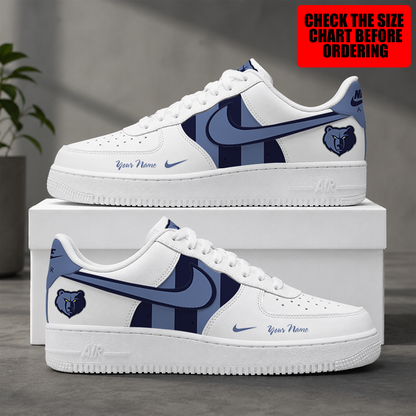 [HOT DEAL] NEW CUSTOMIZED NBA13 MGR MEMPHIS GRIZZLIES AF1 SHOES