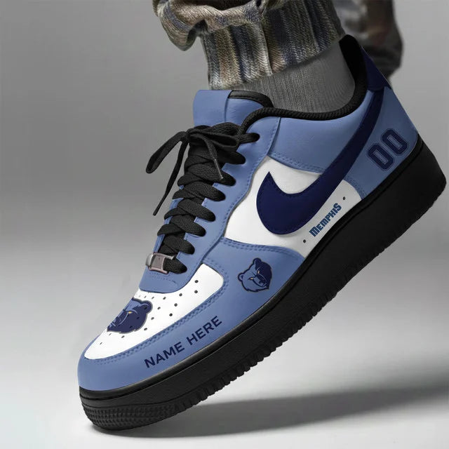 [HOT DEAL] NEW CUSTOMIZED NBA13 MGR MEMPHIS GRIZZLIES AF1 SHOES