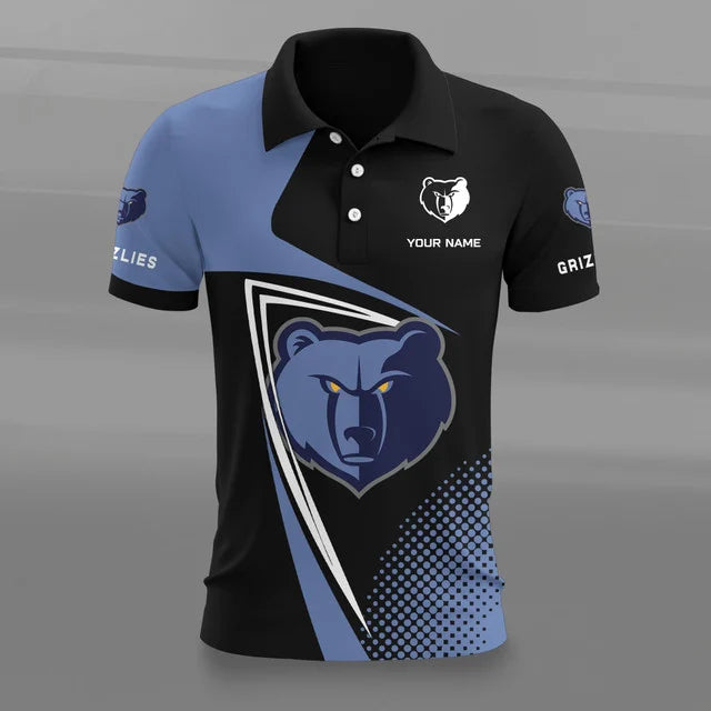 [HOT DEAL] NEW CUSTOMIZED NBA13 MGR MEMPHIS GRIZZLIES POLO SHIRT