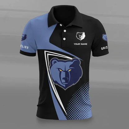 [HOT DEAL] NEW CUSTOMIZED NBA13 MGR MEMPHIS GRIZZLIES POLO SHIRT