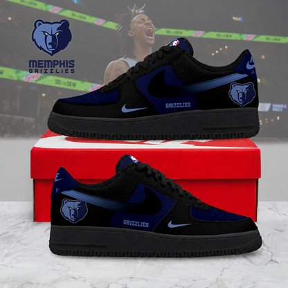 LIMITED EDITION - NEW CUSTOMIZED NBA13 MGR MEMPHIS GRIZZLIES AF1 SNEAKERS
