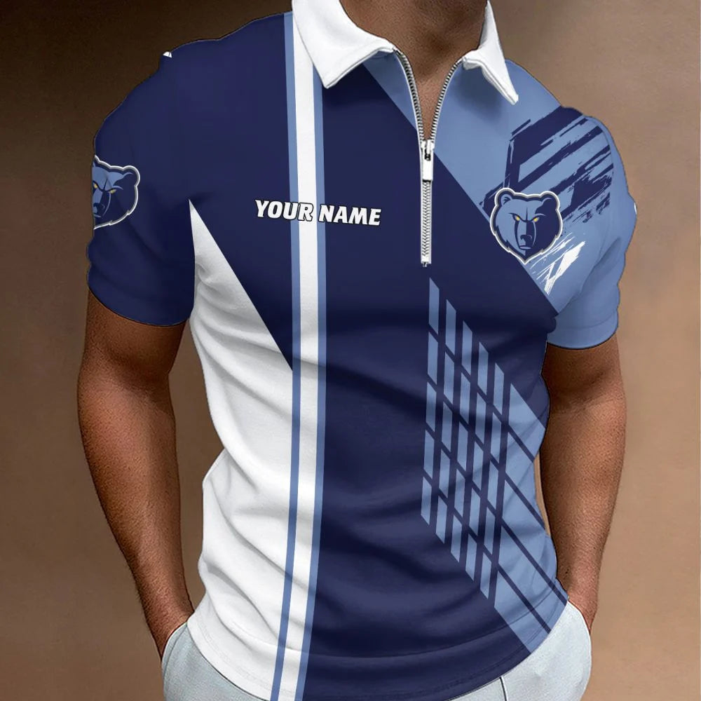 LIMITED EDITION - NEW CUSTOMIZED NBA13 MGR MEMPHIS GRIZZLIES POLO SHIRT, ZIP POLO SHIRT & T-SHIRTS