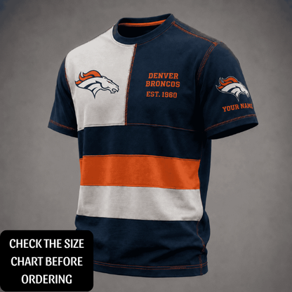 EXCLUSIVE EDITION - NEW CUSTOMIZED NFL13 DVB DENVER BRONCOS T-SHIRT, POLO SHIRT, ZIP POLO SHIRT, HOODIE, ZIP HOODIE & SWEATSHIRT