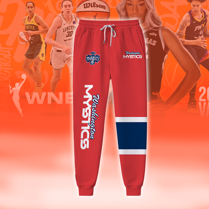[FAN FAVORITE] NEW CUSTOMIZED WNBA13 WSM WASHINGTON MYSTICS SWEATPANTS