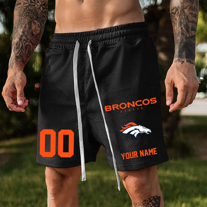 ELITE EDITION - NEW CUSTOMIZED NFL13 DVB DENVER BRONCOS SHORT PANTS