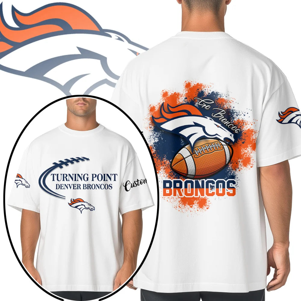 VIRAL EDITION - NEW CUSTOMIZED NFL13 DVB DENVER BRONCOS POLO SHIRT, ZIP POLO SHIRT & T-SHIRTS
