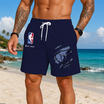 LIMITED EDITION - NEW CUSTOMIZED NBA13 MGR MEMPHIS GRIZZLIES SHORT PANTS