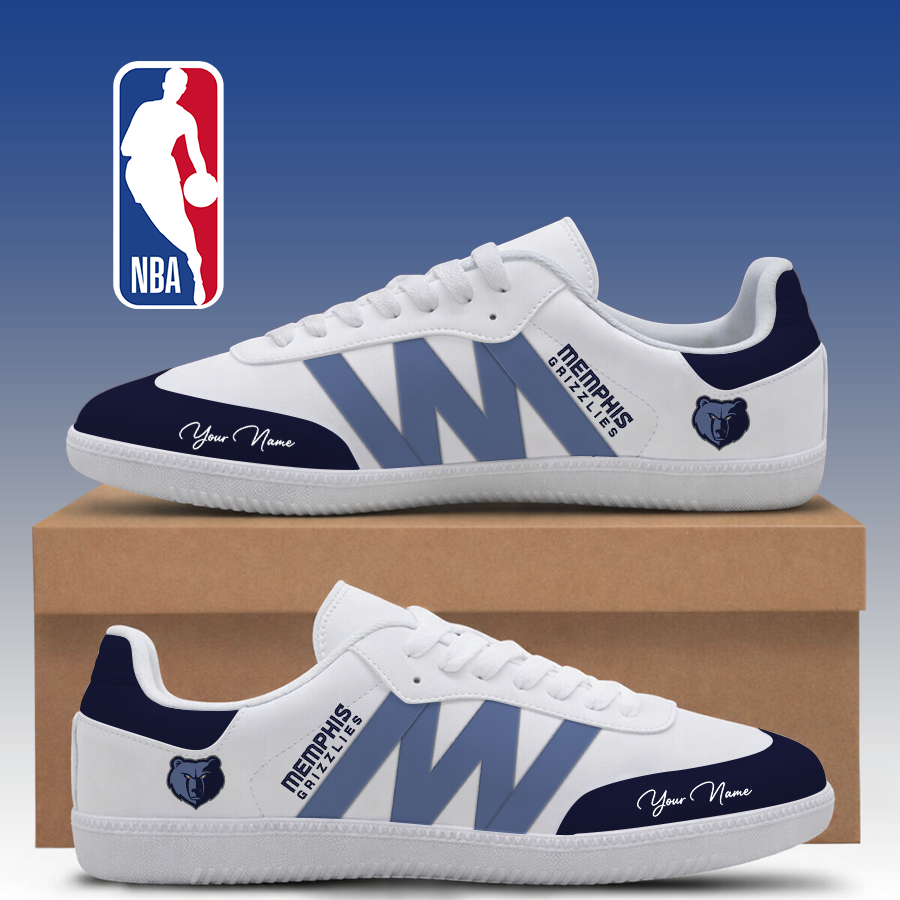 LIMITED EDITION - NEW CUSTOMIZED NBA13 MGR MEMPHIS GRIZZLIES CLASSIC SNEAKERS