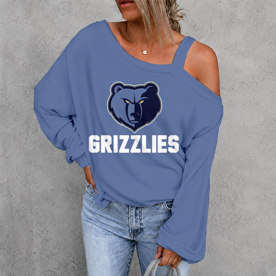 [HOT DEAL] NEW CUSTOMIZED NBA13 MGR MEMPHIS GRIZZLIES DROP SHOULDER SWEATSHIRT