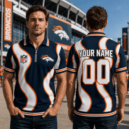EXCLUSIVE EDITION - NEW CUSTOMIZED NFL13 DVB DENVER BRONCOS POLO SHIRT, ZIP POLO SHIRT, T-SHIRT, HOODIE, ZIP HOODIE & SWEATSHIRT
