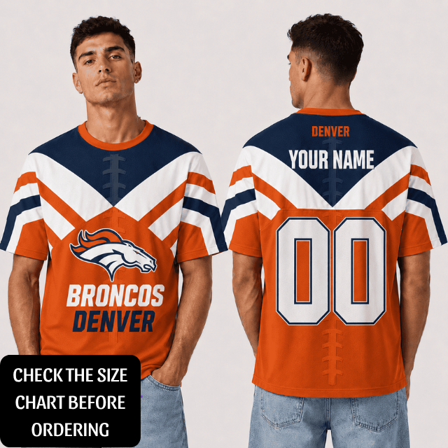 VIRAL EDITION - NEW CUSTOMIZED NFL13 DVB DENVER BRONCOS T-SHIRT, POLO SHIRT, ZIP POLO SHIRT, HOODIE, ZIP HOODIE & SWEATSHIRT