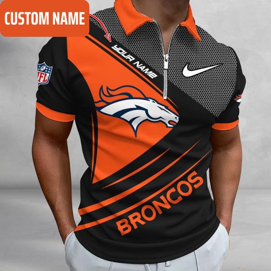 VIRAL EDITION - NEW CUSTOMIZED NFL13 DVB DENVER BRONCOS POLO SHIRT, ZIP POLO SHIRT & T-SHIRTS